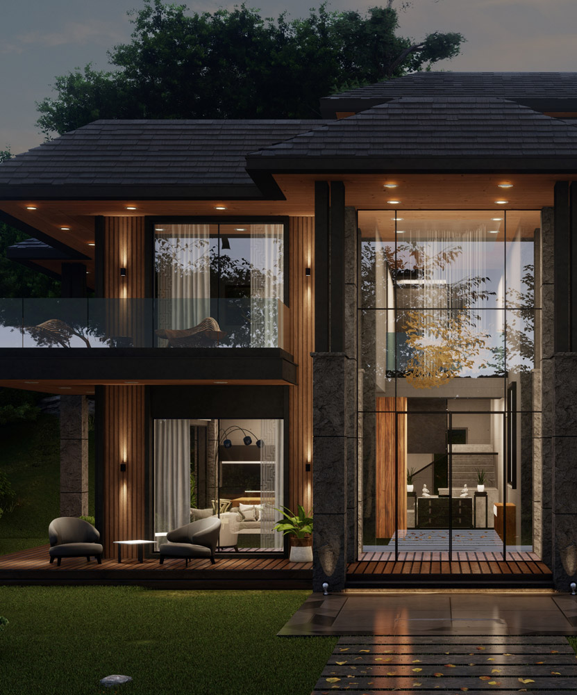 mariposa villas render exterior