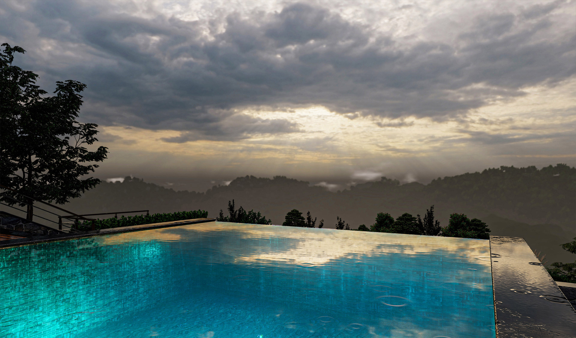 the viceroy clubhouse infinity pool